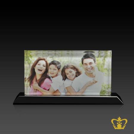 Handcrafted-Crystal-Rectangular-Plaque-Theme-Family-Photo-Custom-Text-Engraving-Logo-UAE-Famous-Souvenirs