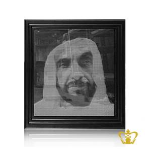 Personalized-crystal-photo-Frame-with-laser-engrave-H-H-Sheikh-Zayed-bin-Sultan-Al-Nahyan