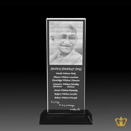 Laser-Crystal-plaque-with-black-base-Mahatma-Gandhi-Indian-Republic-Day-Independence-Day-Gift-Customized-LogoTex