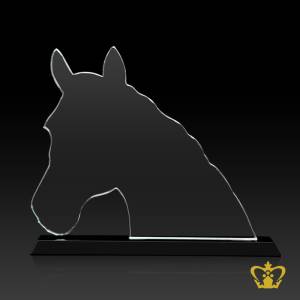 Personalized-Crystal-Horse-Head-Cutout-Trophy-With-Black-Base-Customized-Logo-Text