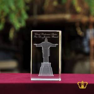 Christ-The-Redeemer-Statue-Brazil-3D-Laser-engraved-crystal-cube-for-souvenir-tourist-gift