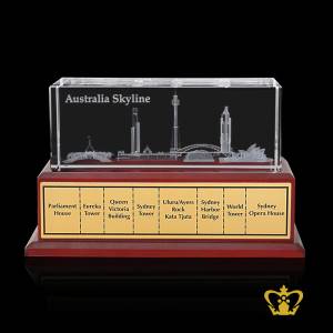 Australia-Famous-historical-Landmark-Structure-3D-Laser-Engraved-Skyline-Crystal-Cube-Corporate-Gift