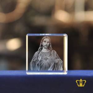 Jesus-3d-laser-engraved-crystal-cube-Baptism-Easter-Christian-occasions-Christmas-gifts