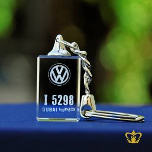 Volkswagen-Logo-2D-Engraved-Car-Crystal-Key-Chain-Cube-Dubai-Number-Plate-Friends-Family-Gift-
