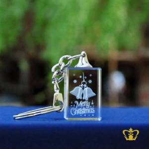 Key-Chain-rectangular-crystal-cube-Laser-Engraved-in-3D-Merry-Christmas-with-bell-for-Christmas-Gift-10X20X30-MM