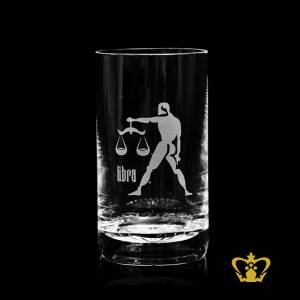 Manufactured-Mesmerizing-Crystal-Tall-Glass-Engraved-Libra-Zodiac-Sign