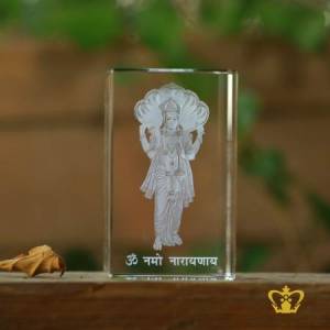 Hindu-religious-occasions-gift-Narayan-3D-Laser-engraved-crystal-cube-Indian-festival-souvenir