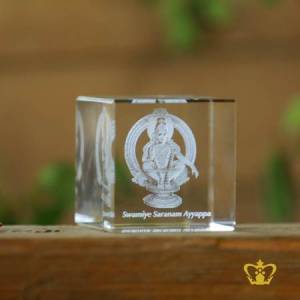 Swami-Ayyappa-Hindu-God-3D-laser-engraved-Crystal-Cube-Indian-Festival-Religious-spiritual-Holy-Gift-60X60X60-MM