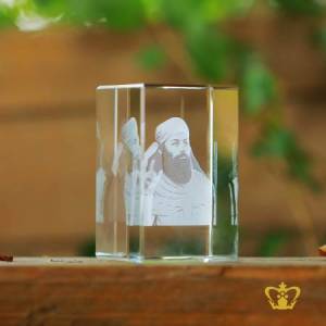 Crystal-cube-3D-laser-engraved-Zoroaster-Zarathustra-Zoroastrianism-Mazdayasna-religious-souvenir-gift