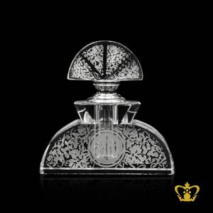 Elegant-crystal-refillable-perfume-bottle-handcrafted-allured-with-design-pattern-with-Arabic-word-calligraphy-Allah-and-Muhammad-Rasulullah-engraved-exquisite-Ramadan-Eid-gift