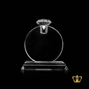 Crystal-Diamond-Crowned-Trophy-with-Clear-Base-Customized-Logo-text-100MM