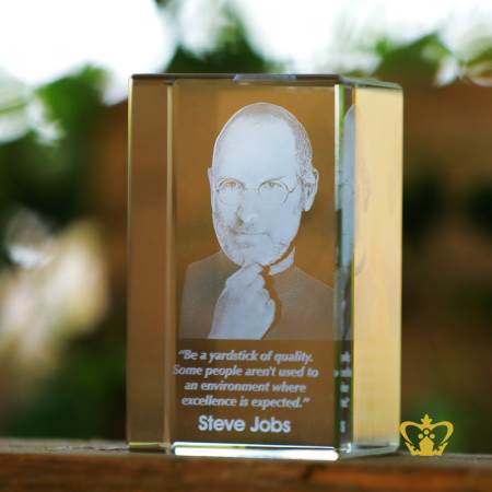 3D-laser-engraved-crystal-rectangular-cube-Steve-Jobs-with-his-most-popular-quotes-etched