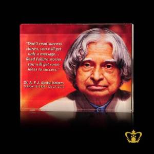Dr-A-P-J-Abdul-Kalam-Most-Popular-Quotes-Color-Printed-on-Crystal-Plaque-Inspirational-Motivational-Gifts-Customized-Logo-Text-