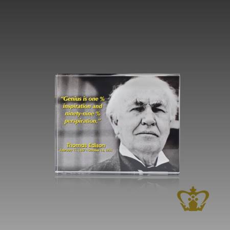 Most-popular-quotes-of-Thomas-Edison-color-printed-on-crystal-rectangular-plaque-inspirational-motivational-gifts-customized-logo-text