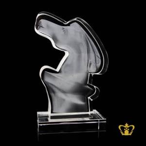 Horse-Trophy-3D-Cutout-Clear-Base-Crystal-Customized-Logo-Text-