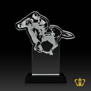 Personalized-Crystal-Horse-Riding-Trophy-Crystal-with-Black-Base-Customized-Logo-Text-