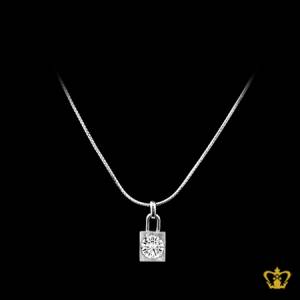 Classy-silver-lock-pendant-inlaid-with-crystal-diamond-stylish-gift-for-her