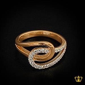 Brass-gold-plated-drop-ring-embellished-with-sparkling-crystal-diamond