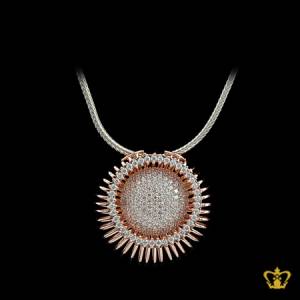 Beautiful-golden-crystal-round-pendant-exquisite-designer-jewelry-gift-for-her