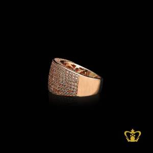 Rose-gold-color-ring-inlaid-with-crystal-diamonds-lovely-gift-for-her