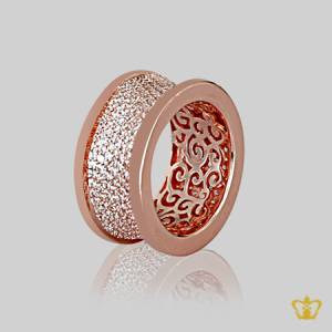 Graceful-stylish-rose-gold-color-ring-inlaid-with-exclusive-clear-crystal-diamonds-lovely-designer-gift-for-her