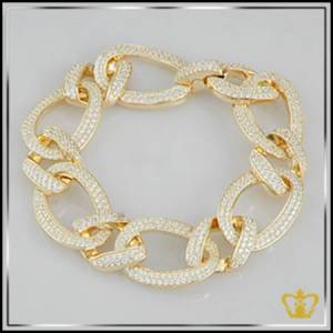 Gorgeous-twisted-oval-golden-bracelet-inlaid-with-crystal-diamond-lovely-gift-for-her