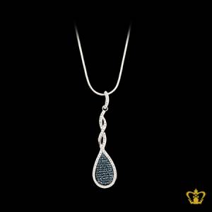 Classy-stylish-pendant-inlaid-with-blue-and-clear-crystal-diamonds-lovely-gift-for-her