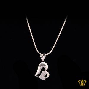 Heart-shape-rhodium-plated-chain-silver-for-her-occasions-celebrations-gift-birthday-pendant-silver-crystal-stone-valentines-day