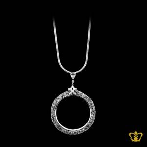 Lovely-crystal-round-pendant-elegant-gift-for-her