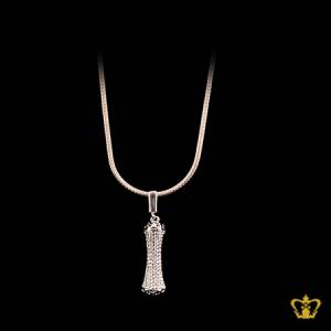 Classy-silver-drop-pendant-inlaid-with-shiny-crystal-diamond-lovely-gift-for-her