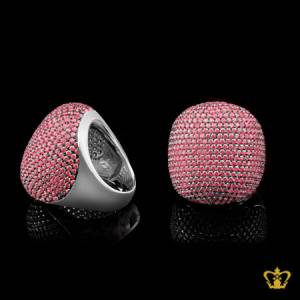 Sparkling-big-sterling-silver-cocktail-ring-for-women-s-embellished-with-pink-crystal-diamond-lovely-elegant-gift-for-her