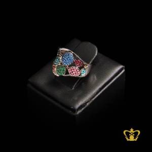 Precious-charming-multicolor-crystal-silver-ring-designer-gift-for-her
