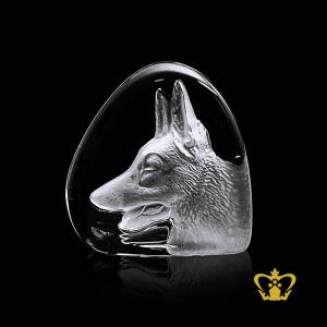 Chinese-zodiac-sign-dog-head-engraved-in-crystal-socle