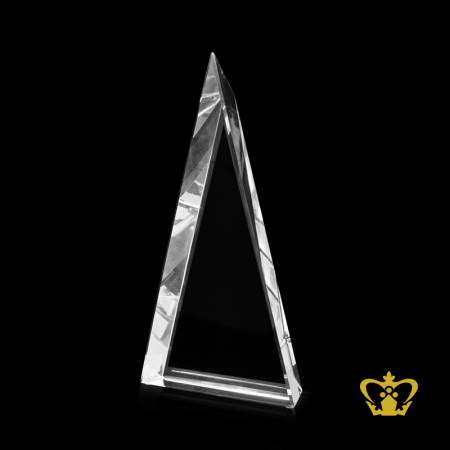 Personalize-crystal-trophy-obelisk-pyramid-triangle-shape-with-customized-text-engraving-logo