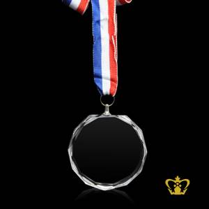 Customizable-Crystal-Medal-laser-engraving-with-multi-colored-ribbon