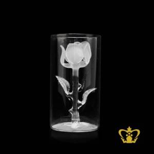Rose-in-crystal-glass-decorative-gift
