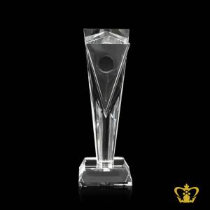 Personalized-Crystal-Trophy-with-Fancy-Three-Tier-Diamond-Theme-Customized-Text-Engraving-Logo-Base-UAE-Famous-Gifts