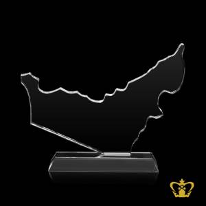 UAE-Map-Cutout-Trophy-With-clear-base-UAE-National-Day-Gift