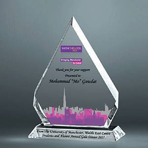Regal-diamond-crystal-trophy-with-clear-base-customized-logo-text