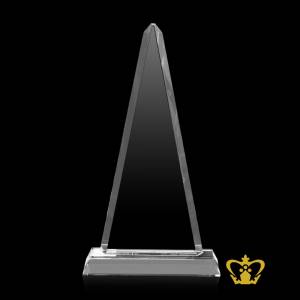 Crystal-obelisk-pyramid-shape-plaque-with-clear-base-customized-logo-text