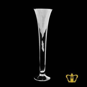 Elegant-long-lovely-designer-luminous-crystal-footed-decorative-vase