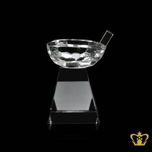 Personalized-Crystal-Golf-Drive-Trophy-with-Clear-Base-Customized-Text-Engraving-Logo-Base