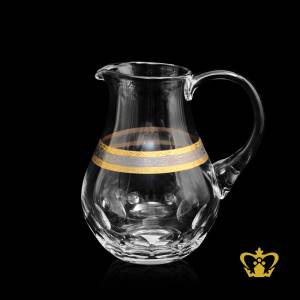 Charming-crystal-water-jug-adorned-with-classic-golden-rim