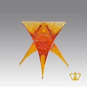 Artistry-crystal-classic-triangular-objet-the-art-with-intricate-design