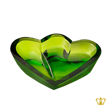 Green-collection-crystal-art-plate-special-heart-shape-gift-for-her-for-him-valentines-day-birthday-wedding-special-occasions-