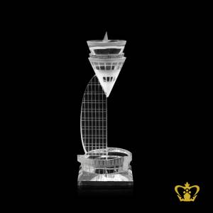 Crystal-replica-of-Baharain-Airport-Tower-gift-Tourist-Souvenir