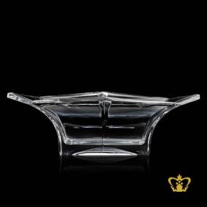 Charming-rectangular-crown-shaped-decorative-crystal-bowl