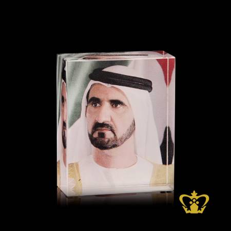 Sheikh-Mohammed-Bin-Rashid-Al-Maktoum-photo-printed-engraved-crystal-rectangular-block