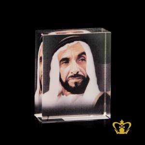 H-H-Sheikh-Zayed-bin-Sultan-Al-Nahyan-portrait-Color-print-crystal-Plaque-UAE-National-Day-gift-corporate-souvenir