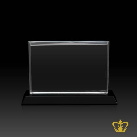 Handcrafted-Rectangle-Crystal-Trophy-Horizontal-Trophy-with-Black-Base-Customized-Logo-Text